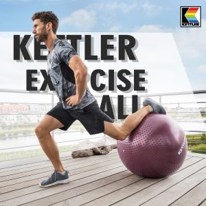KETTLER GYMBALL 65 CM - SILVER - 134-010 - Image 4