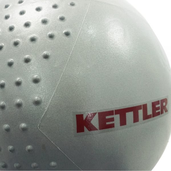 KETTLER HALF MASSAGE POINT GYM BALL 65 CM (W/HAND PUMP) - SILVER 135-010