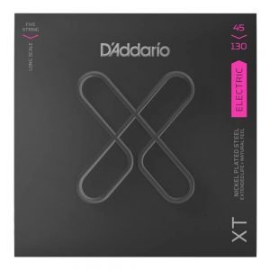 D'ADDARIO XTB45130 XT NICKEL BASS 5 STRING 45-130 LONG - Image 1