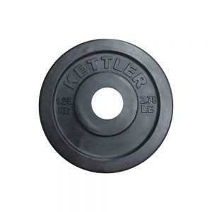 KETTLER RUBBERIZED WEIGHT PLATE 1.25 KG