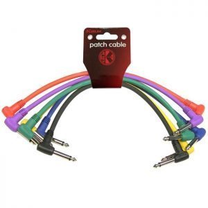 KIRLIN I6-243-0.15M 6-PCS MUSIC CABLE 24AWG ANGLE MONO PLUG-SAME - Image 1