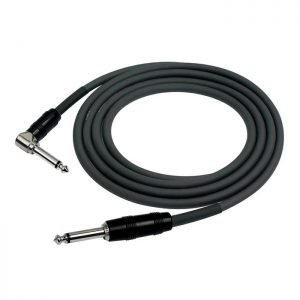 KIRLIN IPC-202B-6M/BK GUITAR CABLE 20AWG MONO PLUG-ANGLE - Image 1