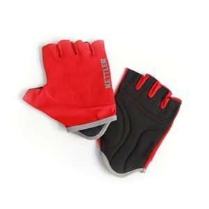 KETTLER MULTI PURPOSE TRAINING GLOVES (SIZE L) - RD/GRY - Image 1