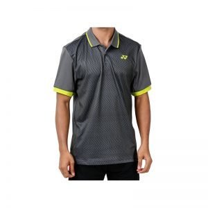 YONEX MEN POLO T-SHIRT - GUN METAL [PM-G017-904-28B-17-S] SIZE.XL - Image 1