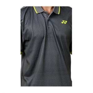 YONEX MEN POLO T-SHIRT - GUN METAL [PM-G017-904-28B-17-S] SIZE.XL - Image 2