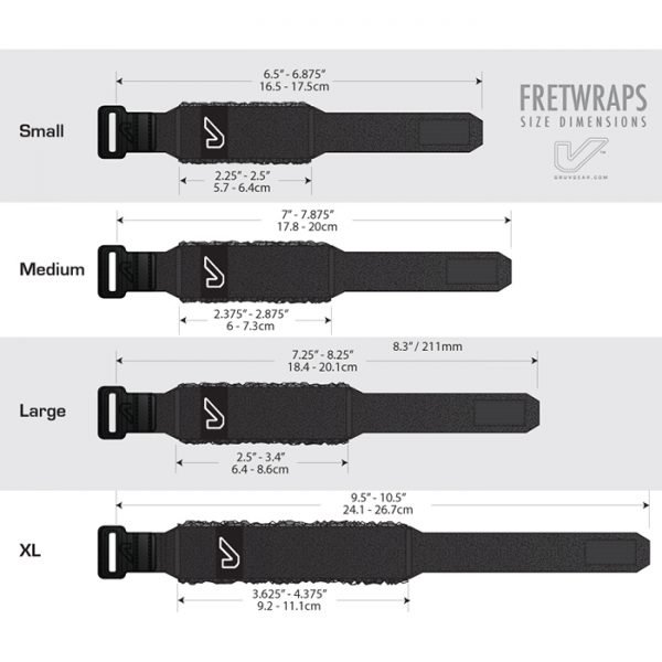 GRUV GEAR FRETWRAPS HD STONE STRING MUTER (WHITE, MEDIUM)