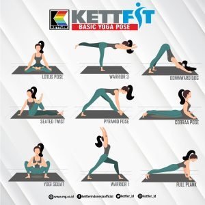 KETTLER YOGA MAT / MATRAS YOGA 68x24"x8mm (Red) 104-200 - Image 5