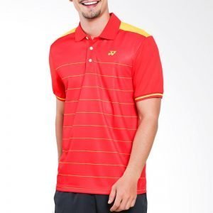 YONEX MEN POLO T-SHIRT HIGH RISK RED [PM-G017-893-28T-17-S] SIZE.XL