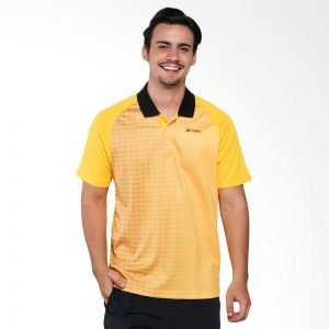 YONEX MEN POLO T-SHIRT LIME CHROME [PM-G017-933-28B-17-S] SIZE.M