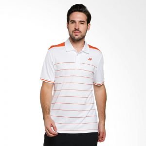YONEX MENS POLO T-SHIRT-WHITE [PM-G017-893-28T-17-S] SIZE.M