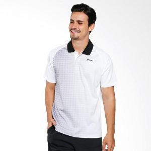 YONEX MEN POLO T-SHIRT -WHITE PM-G017-933-28B-17-S SIZE.M - Image 2