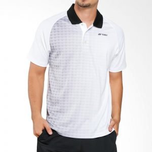 YONEX MEN POLO T-SHIRT -WHITE PM-G017-933-28B-17-S SIZE.M - Image 1