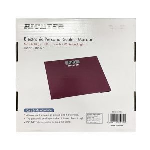 RICHTER DIGITAL SCALE (RED) RD5640 / TIMBANGAN BADAN - Image 6