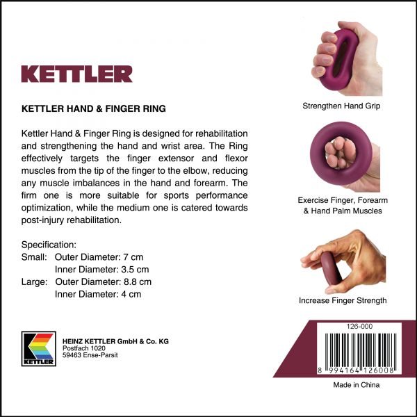 KETTLER HAND N FINGER RING 126-000