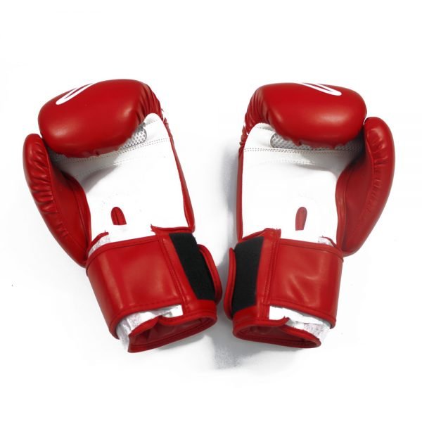 KETTLER BOXING GLOVES 12-OZ - RED/WHITE (620-010)