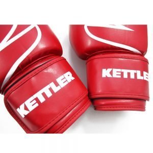 KETTLER BOXING GLOVES 12-OZ - RED/WHITE (620-010) - Image 6