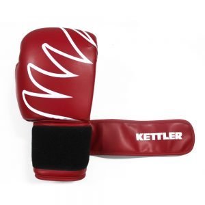 KETTLER BOXING GLOVES 12-OZ - RED/WHITE (620-010) - Image 5