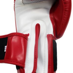KETTLER BOXING GLOVES 12-OZ - RED/WHITE (620-010) - Image 4