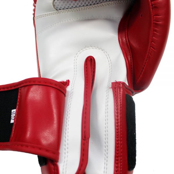 KETTLER BOXING GLOVES 12-OZ - RED/WHITE (620-010)