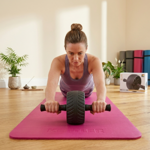KETTLER PREMIUM YOGA MAT / MATRAS YOGA 68x24"x8mm (Beetroot Pink)