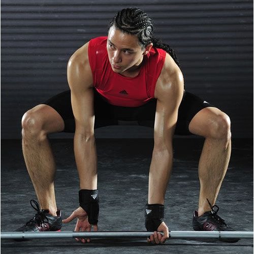 ADIDAS HOOK LIFTING STRAPS BLACK ADGB-12140