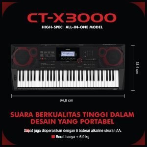 CASIO Keyboard CT-X3000 - Image 3