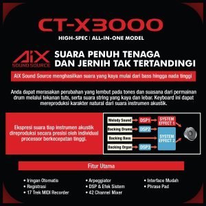 CASIO Keyboard CT-X3000 - Image 4
