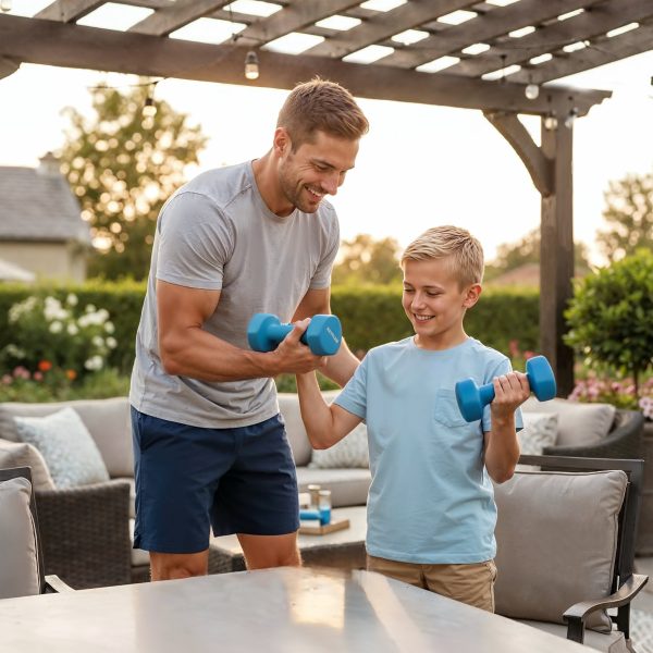 KETTLER NEOPRENE DUMBBELL (8KG/PAIR) DARK BLUE 701-030