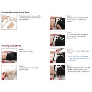LP SUPPORT HERNIA TRUSS W/REMOVABLE PAD-TAN LP-MR901 - Image 2