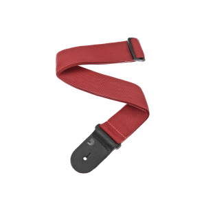 D'ADDARIO STRAP POLYP LEATHER ENDS RED PWS101 - Image 1