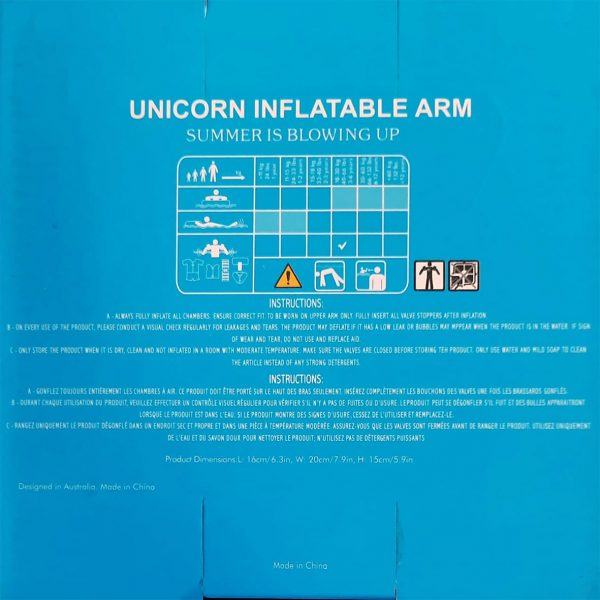 ARMBAND INFLATABLE UNICORN