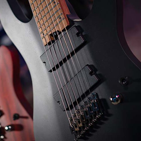 CORT KX307-MS Electric Guitar - Open Pore Black