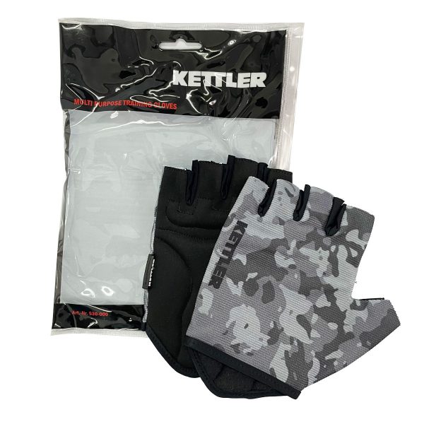 KETTLER MULTI PURPOSE TRAINING GLOVES (SIZE XL) BLK/CAMO - 530-000