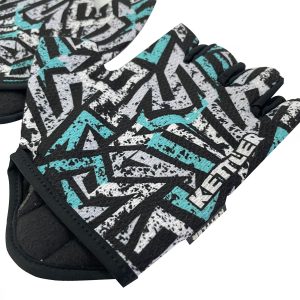 KETTLER MULTI PURPOSE TRAINING GLOVES (SIZE L) BK/WT/BL - 530-000 - Image 2