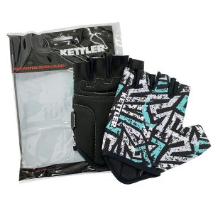 KETTLER MULTI PURPOSE TRAINING GLOVES (SIZE L) BK/WT/BL - 530-000 - Image 3