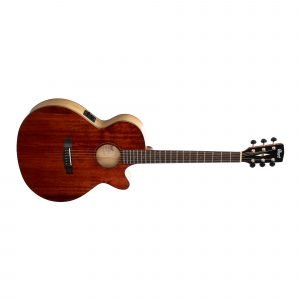 CORT SFX Myrtlewood Acoustic Electric Guitar - Brown Glossy