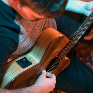 CORT SFX Myrtlewood Acoustic Electric Guitar - Natural Glossy - Image 6