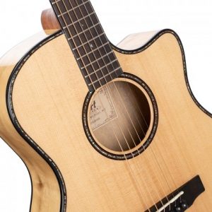 CORT GA-MY Bevel Acoustic Electric Guitar - Natural finish - Image 4