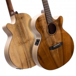 CORT SFX Myrtlewood Acoustic Electric Guitar - Natural Glossy - Image 2