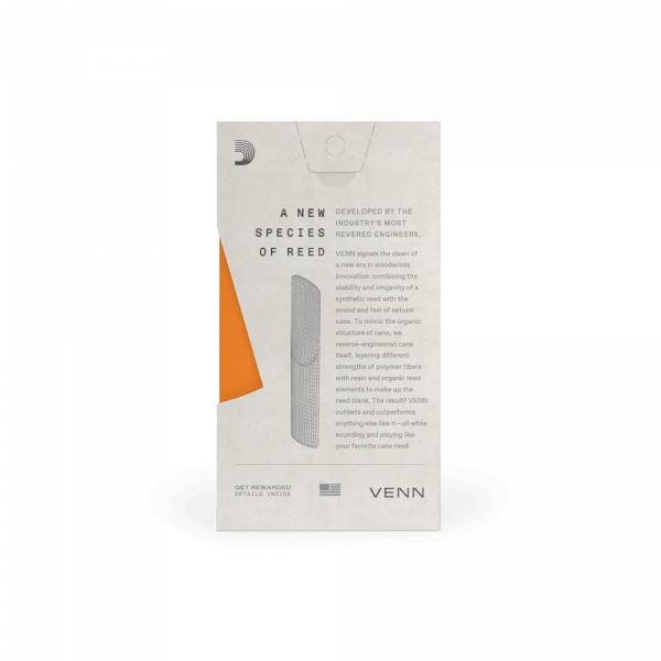 D'Addario VENN Alto Saxophone Synthetic Reed 2,5 - VAS0125G2
