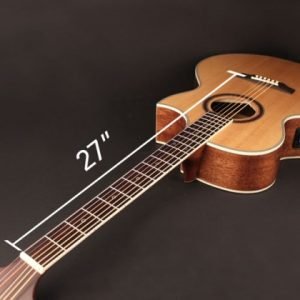 CORT NDX Baritone Acoustic Electric Guitar - Natural Satin