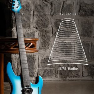 CORT G300 GLAM Electric Guitar- Polar Ice Metallic Burst - Image 3