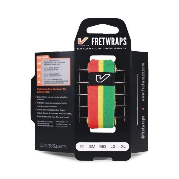 GRUV GEAR Fretwraps World Flag (Red Yellow Green) Small