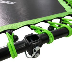KETTLER HEXAGONAL COMMERCIAL GRADE AEROBIC TRAMPOLIN 48" WITH HANDLE - BLACK GREEN - Image 7