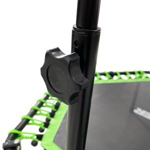 KETTLER HEXAGONAL COMMERCIAL GRADE AEROBIC TRAMPOLIN 48" WITH HANDLE - BLACK GREEN - Image 5