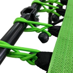 KETTLER HEXAGONAL COMMERCIAL GRADE AEROBIC TRAMPOLIN 48" WITH HANDLE - BLACK GREEN - Image 6