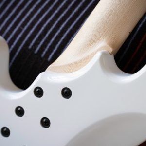 CORT Elrick NJS-4 Electric Bass - White - Image 5