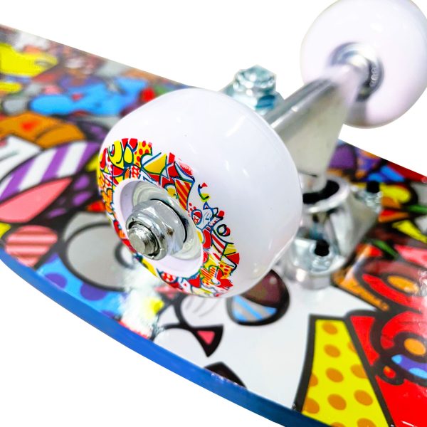 Silverfox Skateboard Maple Medium Board Cartoon LY-2406AA-CRT