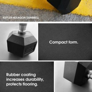 Kettler Hexagonal Dumbbel 12Kg (706-045)