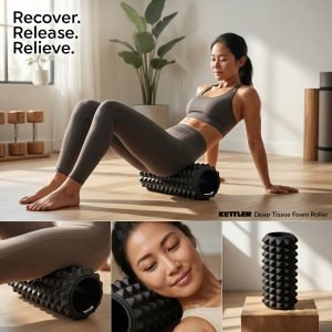 KETTLER Deep Tissue Foam Roller Black 142-100 - Image 3